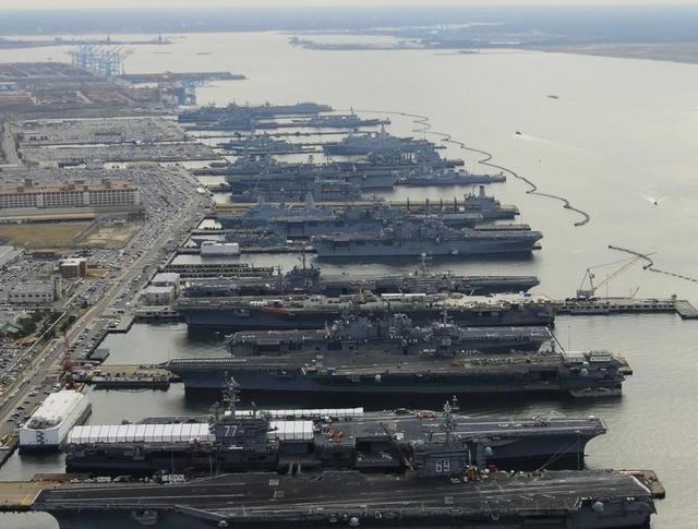 一个美国核动力航母战斗群能不能击败亚洲绝大多数国家的海军？